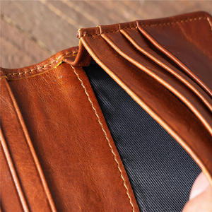 Portefeuille porte-cartes AndoBag pour homme et femme, en cuir de vache véritable, portefeuille vintage, porte-monnaie, pince à billets 2020 - Product Image 5