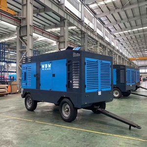 Bán giá thấp Máy nén DIESEL 185cfm 7.5m3/phút Máy nén khí DIESEL di động 8bar để khoan đá - Product Image 5