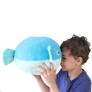 סקרן שקיות רך אוקיינוס ימיים בפלאש המשאף מכה דגים ממולאים בעלי החיים צעצוע - Product Image 4