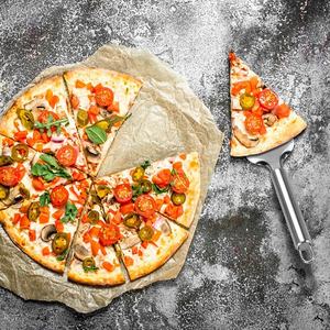 Accesorios <span class=keywords><strong>de</strong></span> cocina <span class=keywords><strong>de</strong></span> acero inoxidable barato al horno Turner Cake Pizza Pie Servidor Espátula con mango <span class=keywords><strong>de</strong></span> acero - Product Image 2