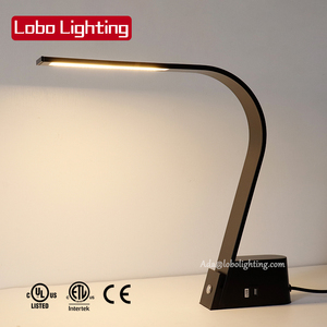 Ul được liệt kê kỳ nghỉ INN LED bàn đèn khách sạn nhà văn phòng cạnh giường ngủ đọc bảng đèn với <span class=keywords><strong>USB</strong></span> và tiện lợi Ổ cắm điện - Product Image 1
