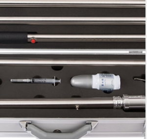 ציוד כיבוי אש 2 ב-1 גלאי עשן וחום בודק ערכת בדיקת אקדח עשן אש משולבת ערכת בדיקה נירוסטה הגנה מפני אש בשדה התעופה - Product Image 4