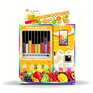 Distributeur automatique de smoothies robotisé intelligent, breveté de recherche et développement indépendants, mélange de fruits frais 24h/24, distributeur automatique de milkshakes - Product Image 2