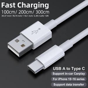 สายดาต้า USB C to USB C สำหรับ iPhone 17 16 15 รองรับ PD 60W ชาร์จเร็ว สายหุ้ม TPE ป้องกันสัญญาณรบกวน หัวต่อทองแดงแท้ - Product Image 2