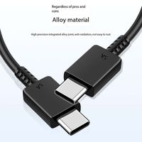 Kabel Charger USB C Kecepatan Tinggi 5A Murah, Kabel Charger Cepat Tipe C ke Tipe C untuk Samsung Note20 S22 S23 Dengan Konektor USB 3.0
