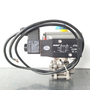 Actionneur pneumatique à simple ou double effet AT Air Torque, à bille filetée en acier inoxydable avec solénoïde UNIWO DN15-DN100 à Pne - Product Image 2