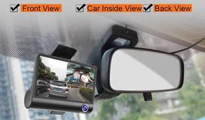 Phổ biến 3 cách Full HD 1080P kép Dash Cam Xe DVR Xe hộp đen xe ghi âm với Camera chiếu hậu - Product Image 6