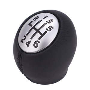 Renault 6 Speed Gear <b>Shift</b> <b>Knob</b> Leather Matte Ergonomic Car Accessory - Product Image 2