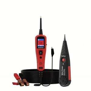 เครื่องมือวินิจฉัย TopDiag Power Probe สำหรับตรวจสอบแบตเตอรี่ 12-24V OBD2 ติดตามตำแหน่ง ตรวจจับไฟฟ้าลัดวงจร และไฟดิน สำหรับรถยนต์ทุกประเภท - Product Image 1