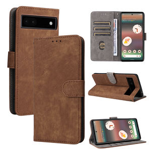 Étui en cuir de Protection pour appareil photo Étui portefeuille porte-carte bloquant RFID pour <span class=keywords><strong>Google</strong></span> <span class=keywords><strong>Pixel</strong></span> 6 <span class=keywords><strong>6A</strong></span> 6Pro <span class=keywords><strong>Coque</strong></span> de protection en cuir pour téléphone - Product Image 1