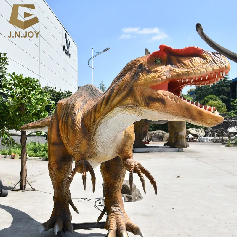 SGAD85 high quality Jurassic dinosaur park realistic animatronic dinosaur Allosaurus dinosaur model
