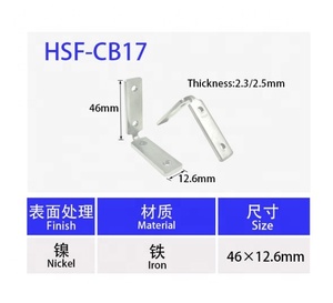 Supporto <span class=keywords><strong>per</strong></span> supporto angolare in ferro in metallo con angolo a forma di L a 90 gradi <span class=keywords><strong>per</strong></span> armadi e scaffali - Product Image 6