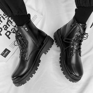 Botas Clásicas Casuales para Hombre, Cierre de Velcro, Ligeras, de Gamuza y Cuero, Cálidas, Impermeables, para Senderismo - Product Image 2