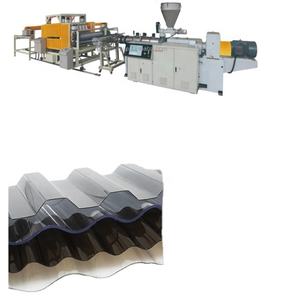 Ligne de production de machines d'extrusion pour la fabrication de tôles de toiture en plastique <span class=keywords><strong>ACP</strong></span> PP WPC PVC en Chine, machine à fabriquer des tuiles ondulées creuses - Product Image 1