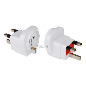 Adaptador de 2 pines <span class=keywords><strong>FOCAN</strong></span> EU, enchufe estándar europeo, adaptador universal de viaje - Product Image 5