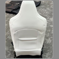 Sièges baquets de course ventilés pour Tesla Nouveau Modèle 3 Y, Sièges sport ventilés en daim avec ailes, Cuir Nappa, Style Performance 1:1