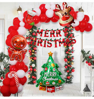 Vente chaude 2024 Kit de décorations de Noël Ballons de fête de Noël fournitures de décoration