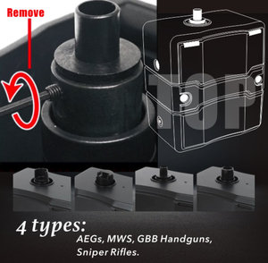 Không khí tự động mềm BB loader ultraforce Top tự động BB loader 1300rd Lipo-Powered điện BB loader - Product Image 6