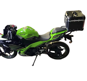 Portaequipajes Trasero de Acero al Carbono Negro para <span class=keywords><strong>Kawasaki</strong></span> 400 Z400 con Percha para <span class=keywords><strong>Ropa</strong></span> y Reposabrazos, Accesorio para Motocicleta - Product Image 5