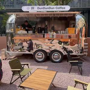 Camion de restauration rapide mobile en acier inoxydable, <span class=keywords><strong>camping</strong></span>-<span class=keywords><strong>car</strong></span>, camion de hot-dogs, caravane, remorque alimentaire à vendre - Product Image 1