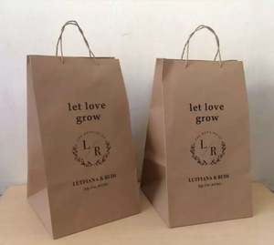 Bolsa de Papel Kraft y Blanca para Llevar con Asa, Impresión de Logotipo Personalizado, Precio de Fábrica, MOQ Bajo - Product Image 6