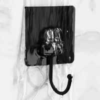 BIG HOOK Crochets autocollants rotatifs, résistants à l'eau, à forte adhérence, pour rangement mural et de porte, organisateur pour cuisine et salle de bain