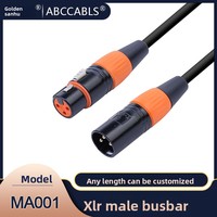 Kabel Audio Gitar Mikrofon XLR 3-pin Betina dan Jantan untuk Perdagangan Luar Negeri China yang Laris Manis, Koneksi Audio/Video XC1007JSH