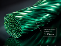 Filament d'imprimante 3D PINRUI Silk PLA 1,75 mm 1 kg, 8 couleurs soyeuses aux tons de bijoux pour vases, art, Bambu Lab, Creality