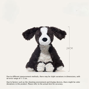 Peluche de Algodón Ultra Suave, Adorable Perrito Sentado, Border <span class=keywords><strong>Collie</strong></span>, Zorro, Animal de Peluche, Compañero Acurrucable, Regalo Unisex, 24cm-30cm - Product Image 4