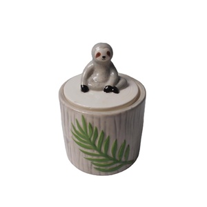 3D con lười hình dạng bìa gốm gốc Jar phổ biến thực phẩm ngọt ngào lưu trữ & cà phê <span class=keywords><strong>container</strong></span> - Product Image 1