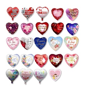 بالونات هيليوم من رقائق الميلار على شكل تاج وقلب لتزيين حفلات عيد الأم من إنتاج MTF - Product Image 3
