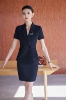 Seragam Resepsi Keunggulan Layanan Wanita Setelan Bisnis Profesional Hotel Resepsionis Pakaian Kerja Perhotelan