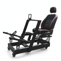 Cockpit de simulation de course en aluminium anodisé noir, prix d'usine, pour jeux de conduite, simulateur de course 4080 40120, usage domestique, intérieur/extérieur