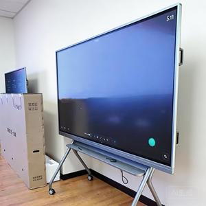 หน้าจอสัมผัสอิเล็กทรอนิกส์แบบแบน ขนาด 65/75/86/98 นิ้ว สำหรับโรงเรียน การประชุม คุณภาพสูง - Product Image 2