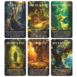 Vente en gros de 56 cartes de l'Oracle Forêt Mystique Enchantée, cartes de guidance spirituelle de la nature, cartes de tarot - Product Image 4