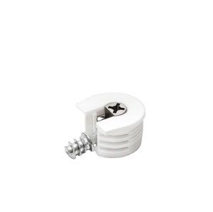 Support d'étagère en plastique et métal GQK pour meuble, armoire, penderie - 3-en-1 - Chevilles d'étagère en plastique - Product Image 4