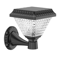 Lampe solaire de jardin 2026 avec design à lignes verticales, lampe d'architecture moderne, différentes options