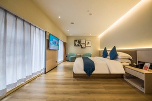 SHIYI fábrica profesional moderna muebles de dormitorio de madera personalizado de lujo Hilton 5 estrellas <span class=keywords><strong>Hotel</strong></span> <span class=keywords><strong>y</strong></span> muebles de apartamento - Product Image 4