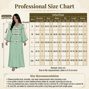 Chiffon Rhinestone Muslim <b>Dress</b> <b>for</b> <b>Eid</b> Women <b>Long</b> Sleeve Maxi Festive ODM Collection - Product Image 4