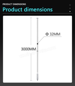 Antenne extérieure en fibre de verre Omni 11dBi <span class=keywords><strong>hélium</strong></span> <span class=keywords><strong>HNT</strong></span> 3000 MHz 868MHz Lora personnalisée 915*32MM à gain élevé - Product Image 6