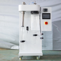 Mini Secador por Aspersión de Laboratorio, Calentamiento Eléctrico, Boquilla de Dos Fluidos, Control Preciso de Temperatura, Completamente en Acero Inoxidable SUS304