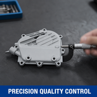 Couverture de carter de générateur onduleur OEM en fonte d'aluminium ADC12, moulée sous pression, usinée CNC de précision ±0,02 mm, testée pour la tenue des fuites, pour pièces de générateur H122i