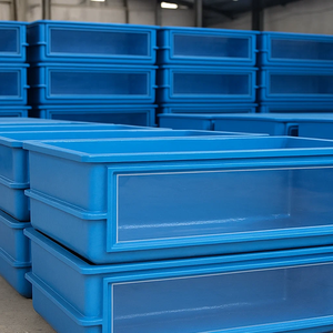 Bassin rond en fibre de verre, réservoir d'aquaculture en PRV, grand bassin d'élevage de poissons, réservoir de pisciculture à grande échelle - Product Image 3