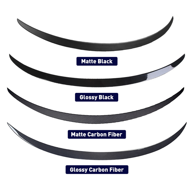 Original 1:1 Style Carbon Fiber Rear Spoiler Tail Wing for tesla Accessories Modification Automobile Back Boot Lip for Model Y