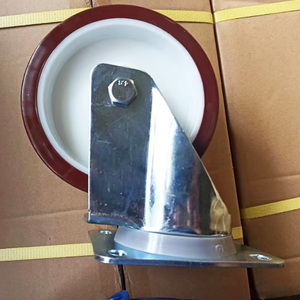 ITALIENISCHE QUALITÄT <span class=keywords><strong>PU</strong></span>-Lenkrad 6 Zoll europäischer mittelschwerer PA-Kern 80mm-200mm Lenkräder - Product Image 3