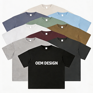 Camiseta de Moda para Hombre, Camiseta con Logotipo Personalizado al por Mayor, 100% Algodón, Talla Grande, Cómoda - Product Image 1