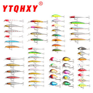 XY-19 Minnow <b>Lure</b> 70mm Hard Bait <b>Fishing</b> Tackle For Bass Midwater Baits 56 Colors Mixed Set - Product Image 3