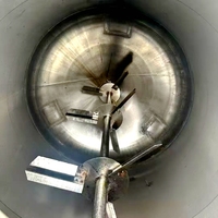 Cuve de mélange émulsifiante en acier inoxydable avec agitateur pour la fabrication de shampooings, détergents et liquides cosmétiques