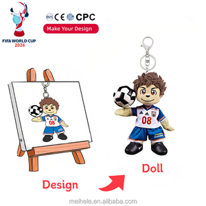 Tùy Chỉnh Thế Giới 2026 Cup Linh Vật Chất Lượng Cao Đồ Chơi Nhồi Bông Biểu Tượng Tùy Chỉnh Động Vật Đồ Chơi Tùy Chỉnh Sang Trọng <span class=keywords><strong>Keychain</strong></span> - Product Image 2