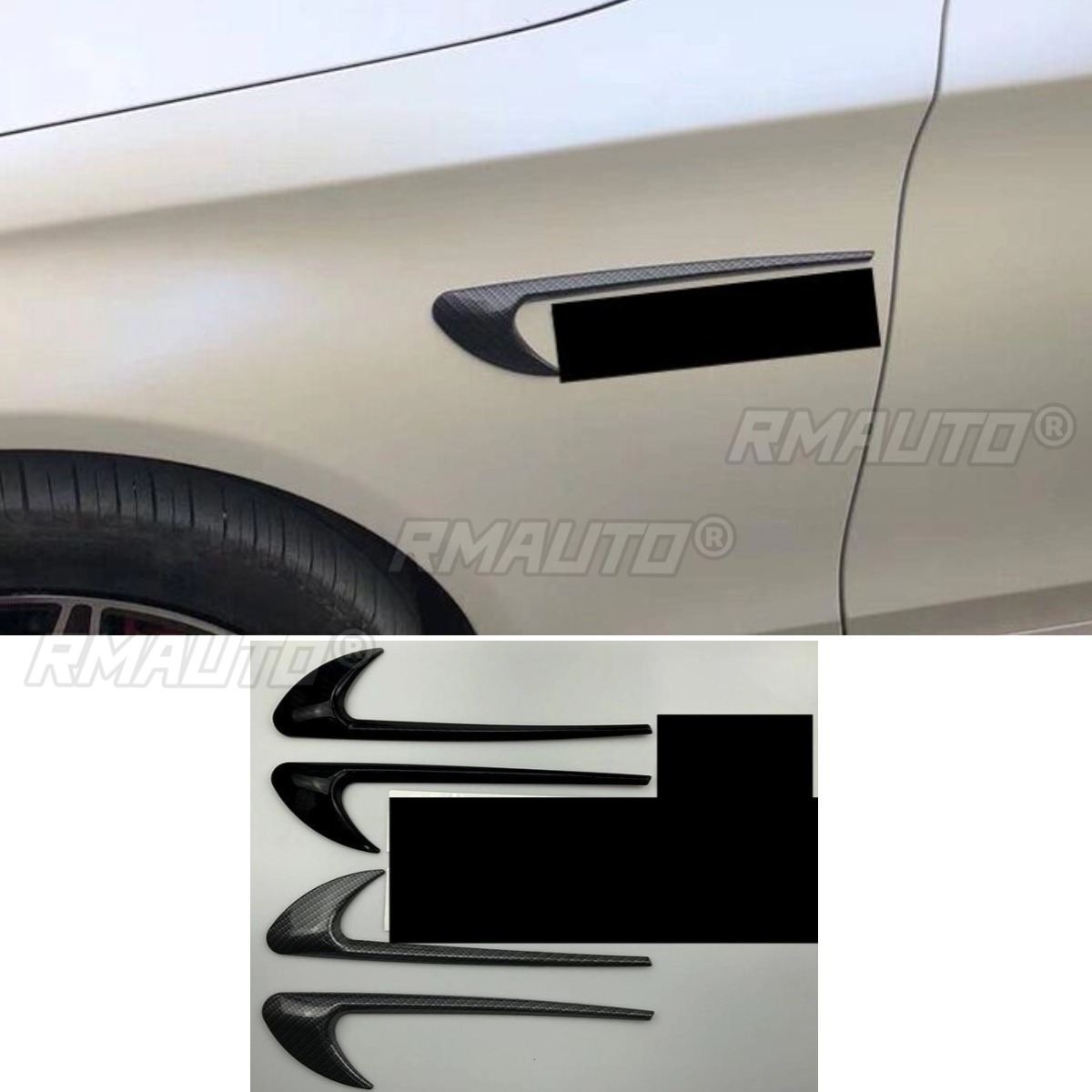 Noir brillant avec mots